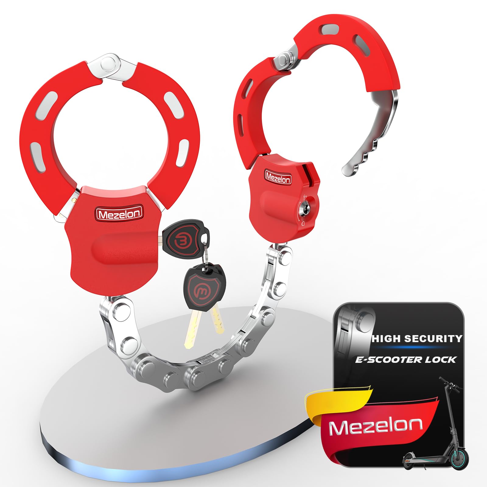 Antifurto Bici e Monopattino Elettrico - Catena Lucchetto