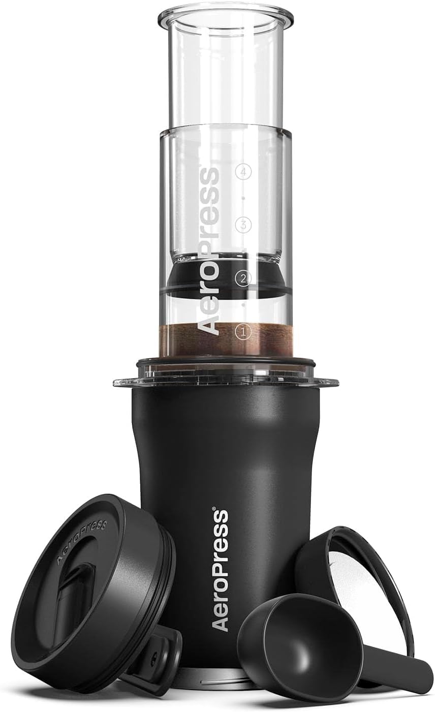 Aeropress Go Plus - Caffettiera Portatile 3 in 1
