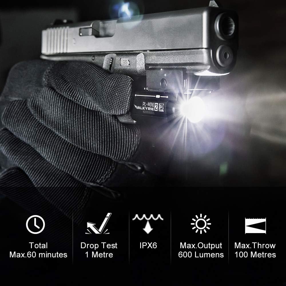 OLIGHT PL-Mini 2 Valkyrie Torcia LED 600 Lumen - immagine 3