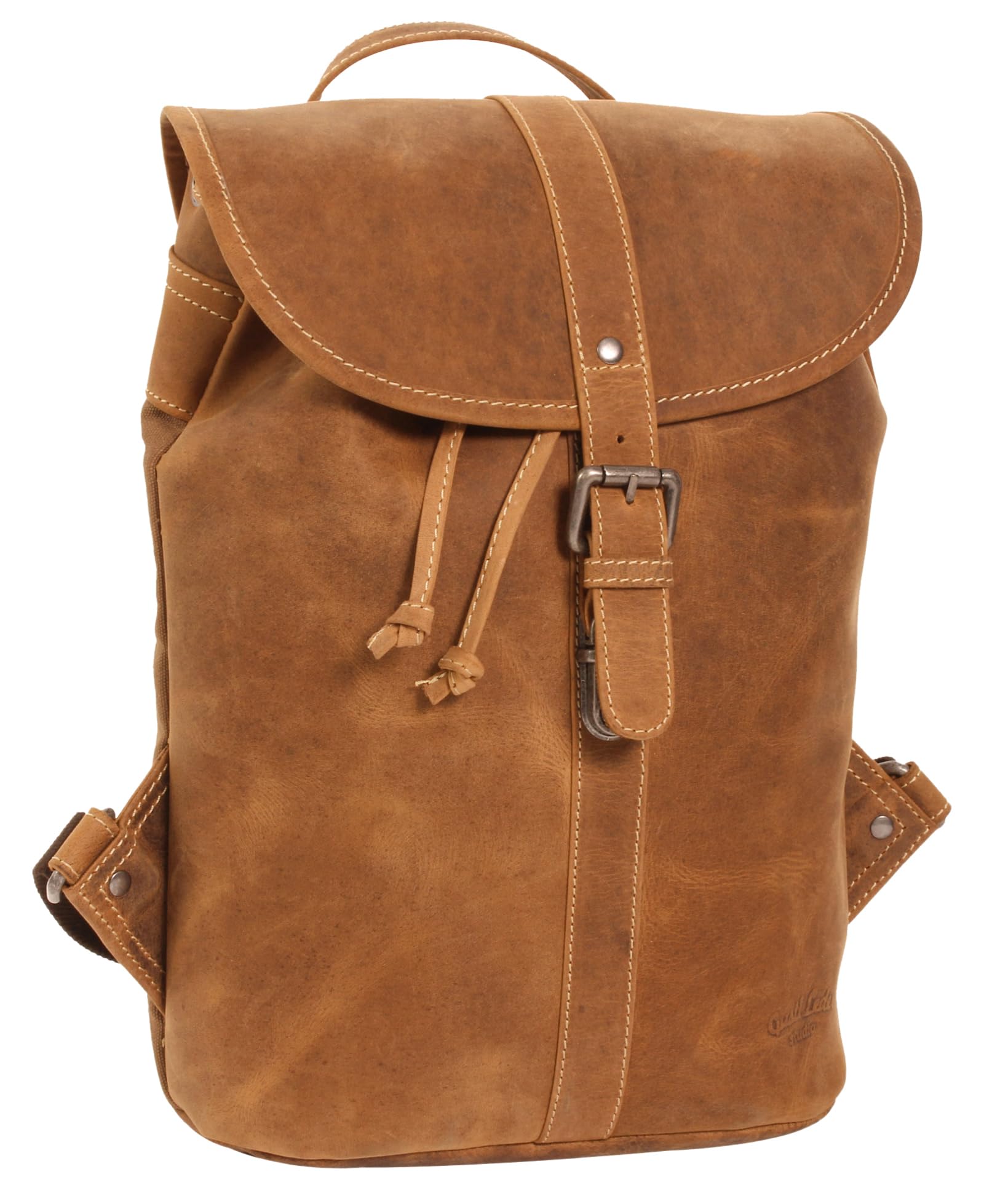 Gusti Zaino Pelle Bennett - Borsa Laptop 12L, Marrone