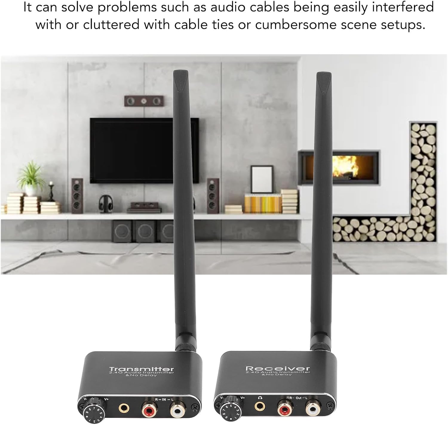 Trasmettitore Audio Wireless 2.4G Lungo Raggio - immagine 5