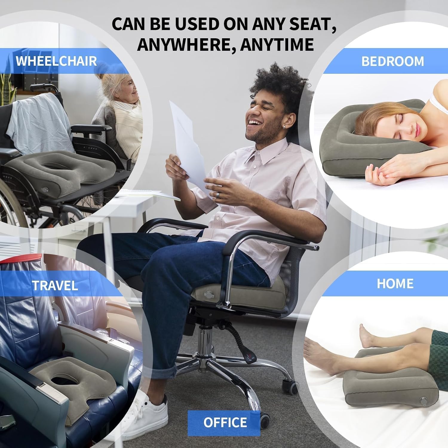 Cuscino Gonfiabile Ortopedico Multi-scena - immagine 2