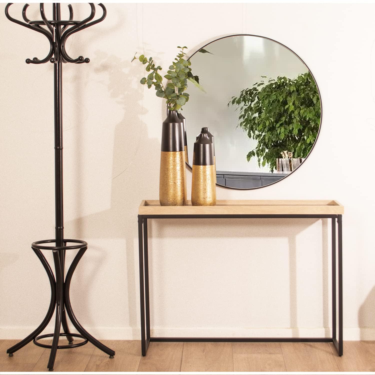 DRW Tavolo, Legno Metallo, Multicolore, estandar - immagine 2