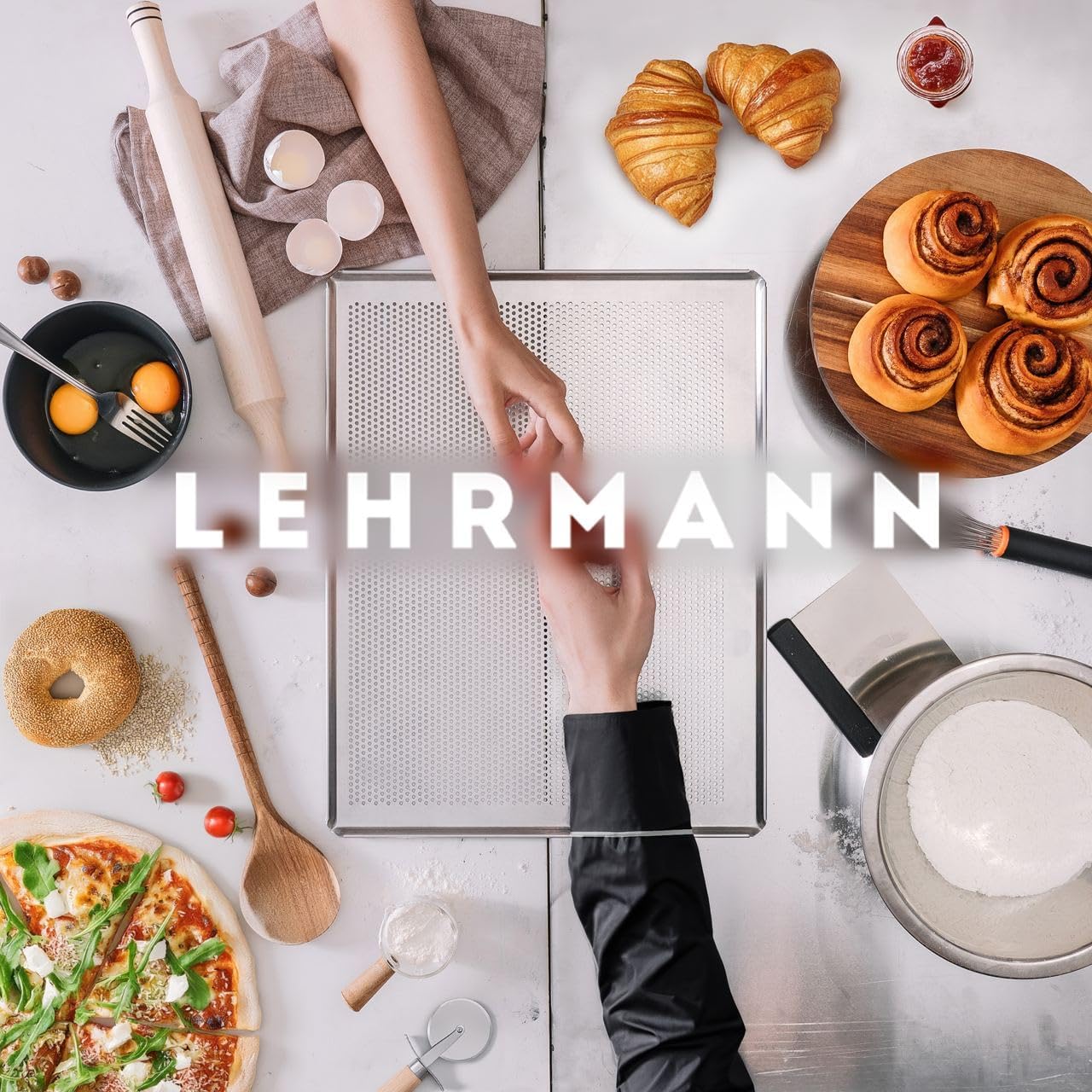 LEHRMANN Teglia Forata Antiaderente 60x40 cm - immagine 2