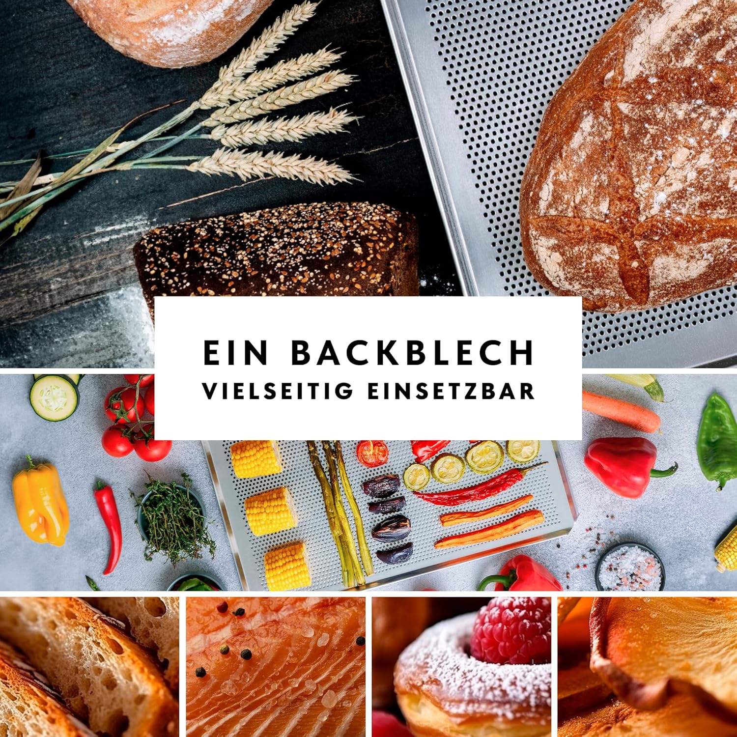 LEHRMANN Teglia Forata Antiaderente 60x40 cm - immagine 5