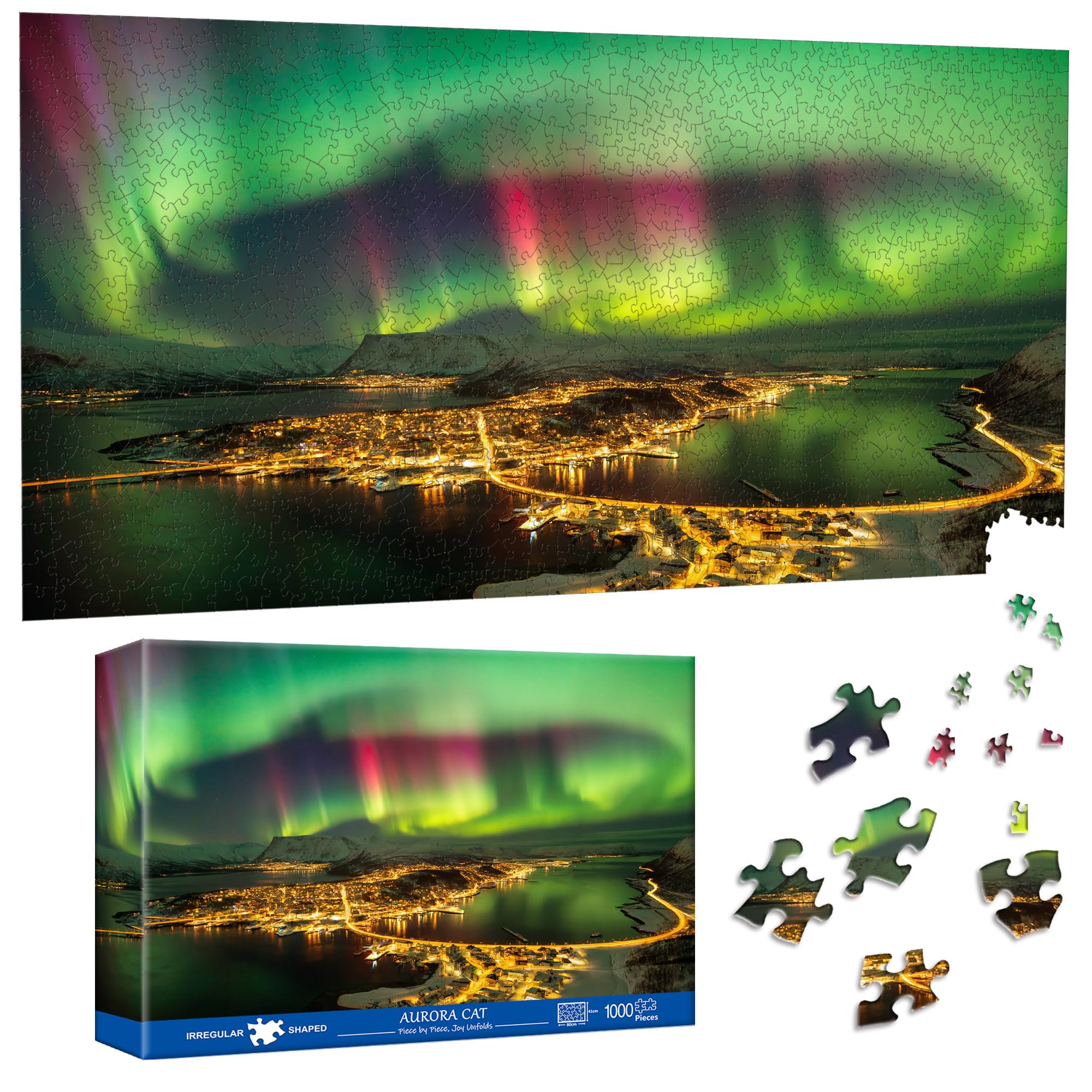 Aurora Boreale Fiordo Norvegese