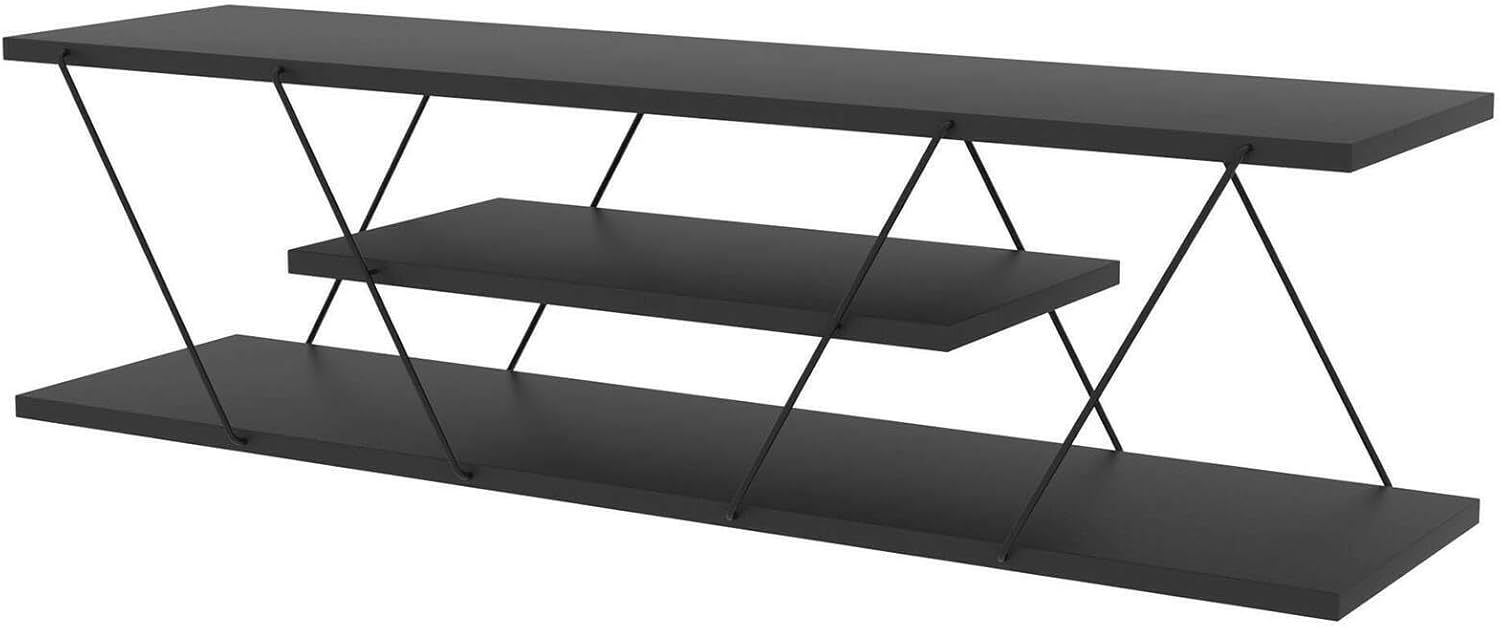 Dmora Mobile Porta TV Lysithea 120x30x33 cm - immagine 2