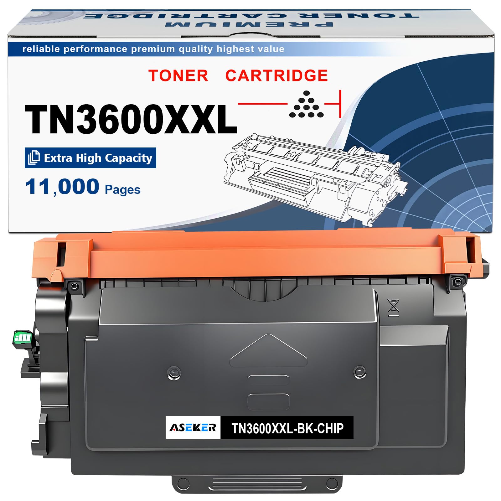 TN3600XXL Toner Compatibile per Brother HL-L5210DN