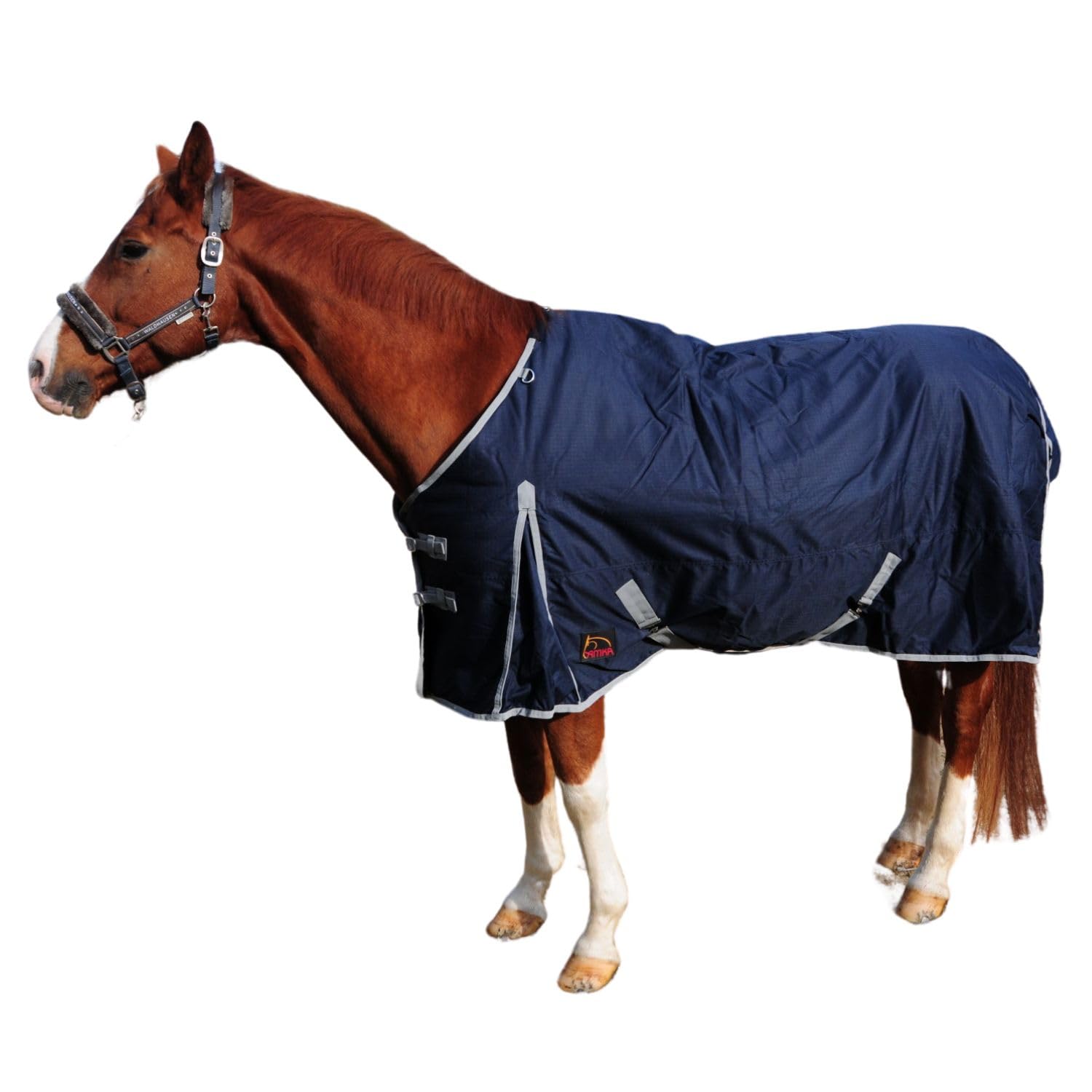 AMKA Coperta per Esterni in Vimini con Cavalli 600 D