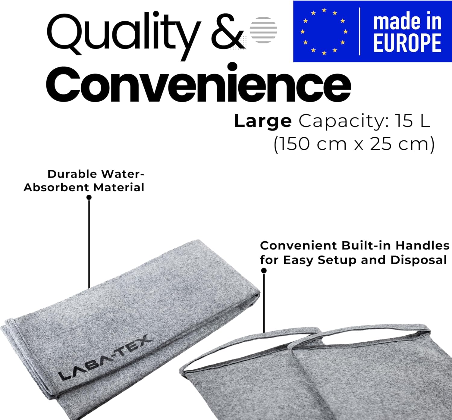 LABA-TEX Barriere Antiallagamento Mobili 120x10cm - immagine 2