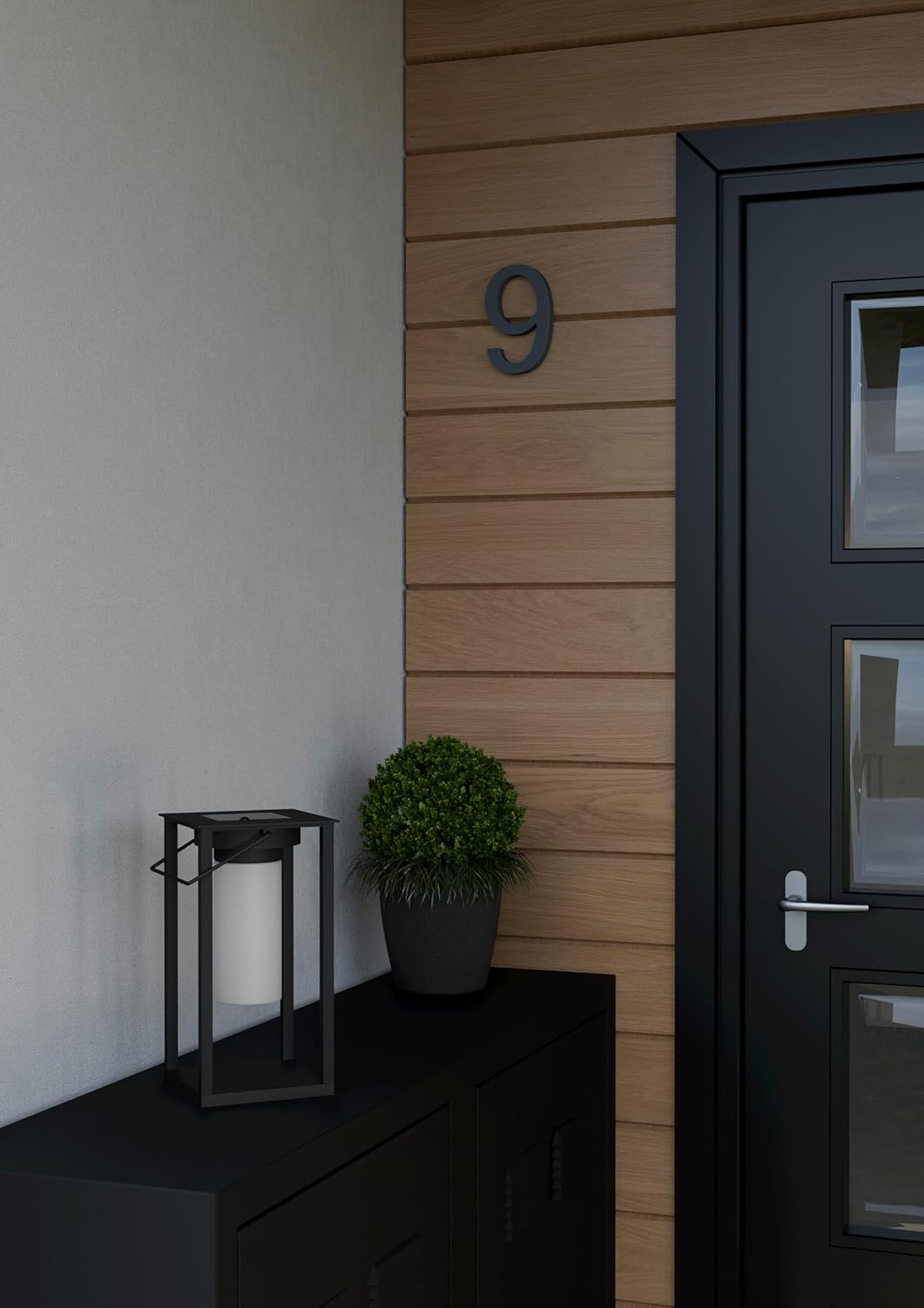 Eglo Usigni - Lampada LED da Tavolo Solare, Nera - immagine 3