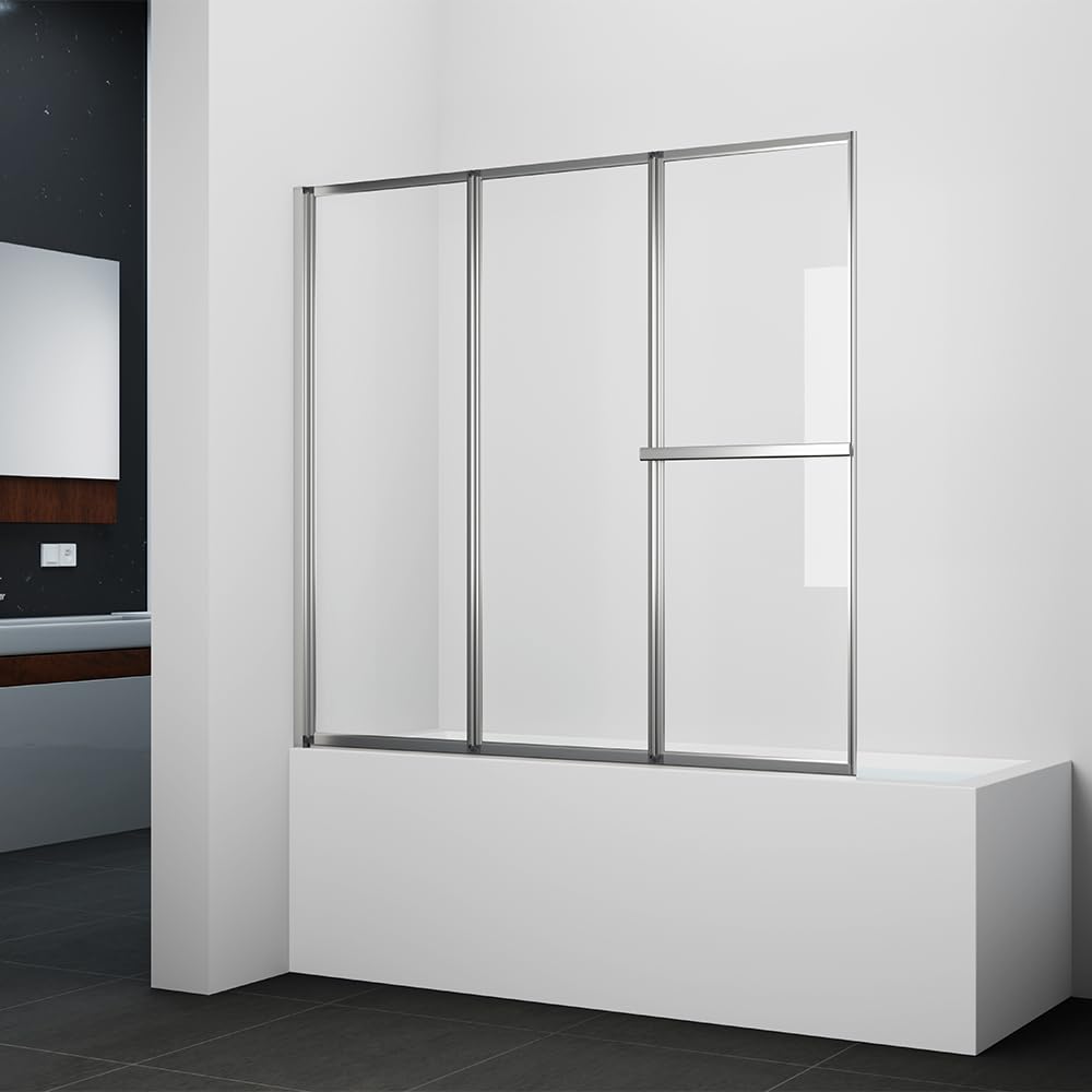 Marwell Parete Pieghevole Vasca Silver Vital, Cromata