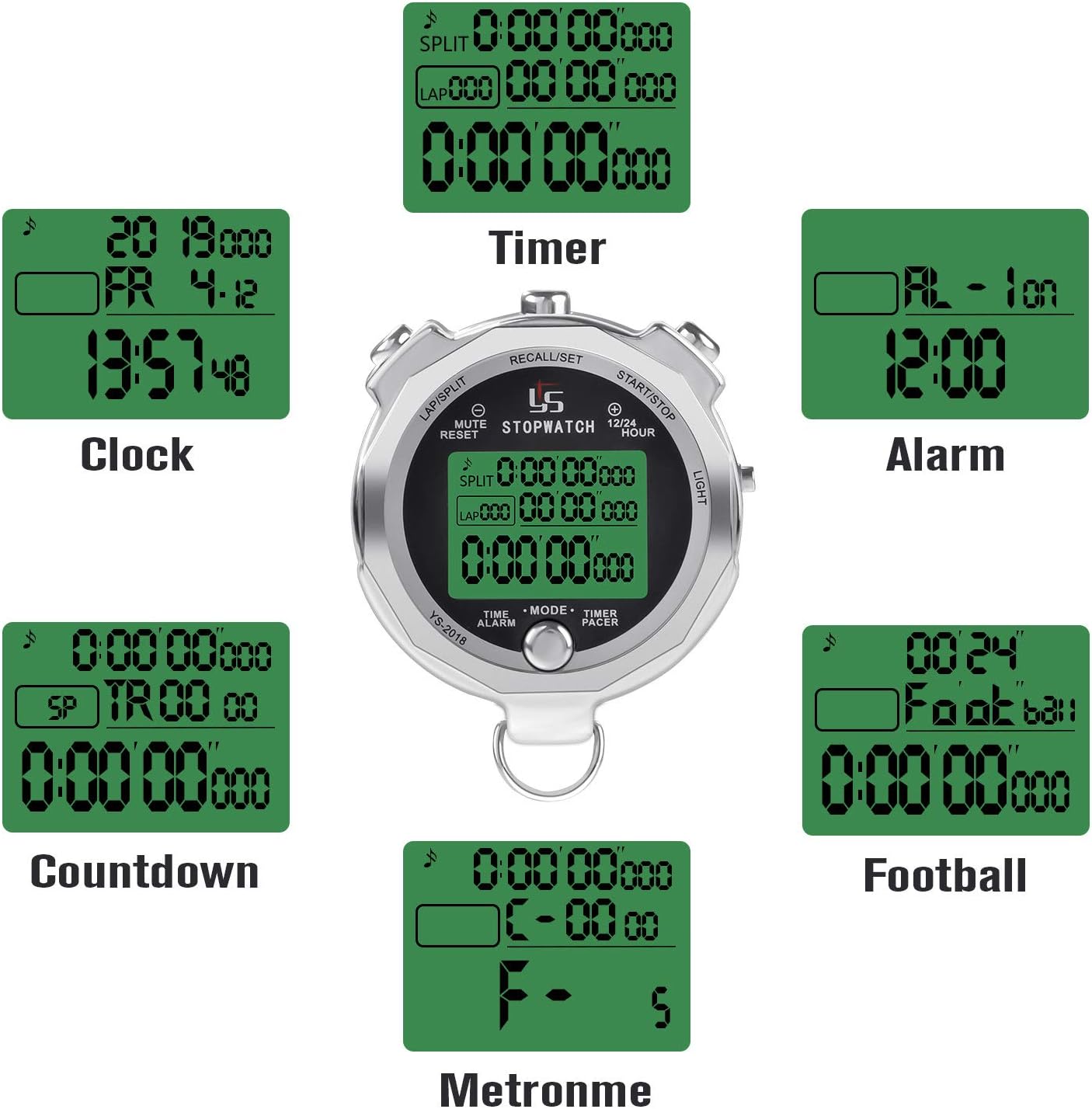 Laopao Cronometro 100 Memoria 1/1000 Secondi - immagine 3