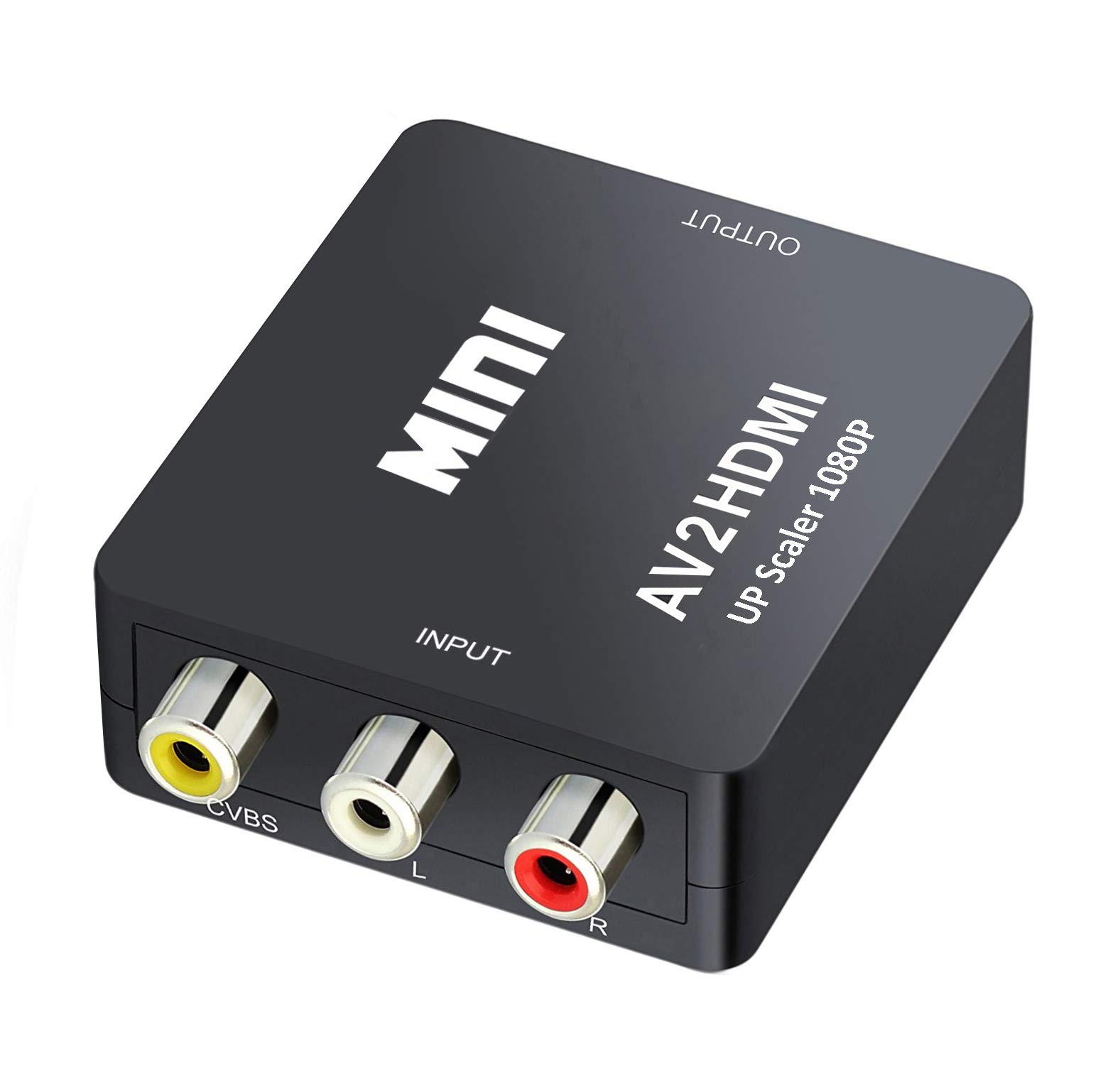 Qgecen Convertitore da RCA a HDMI con Cavo USB