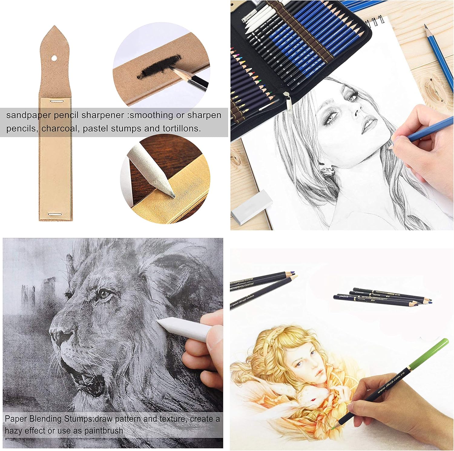 Wgot Matite da Disegno e Colorate - Set da 72 - immagine 6