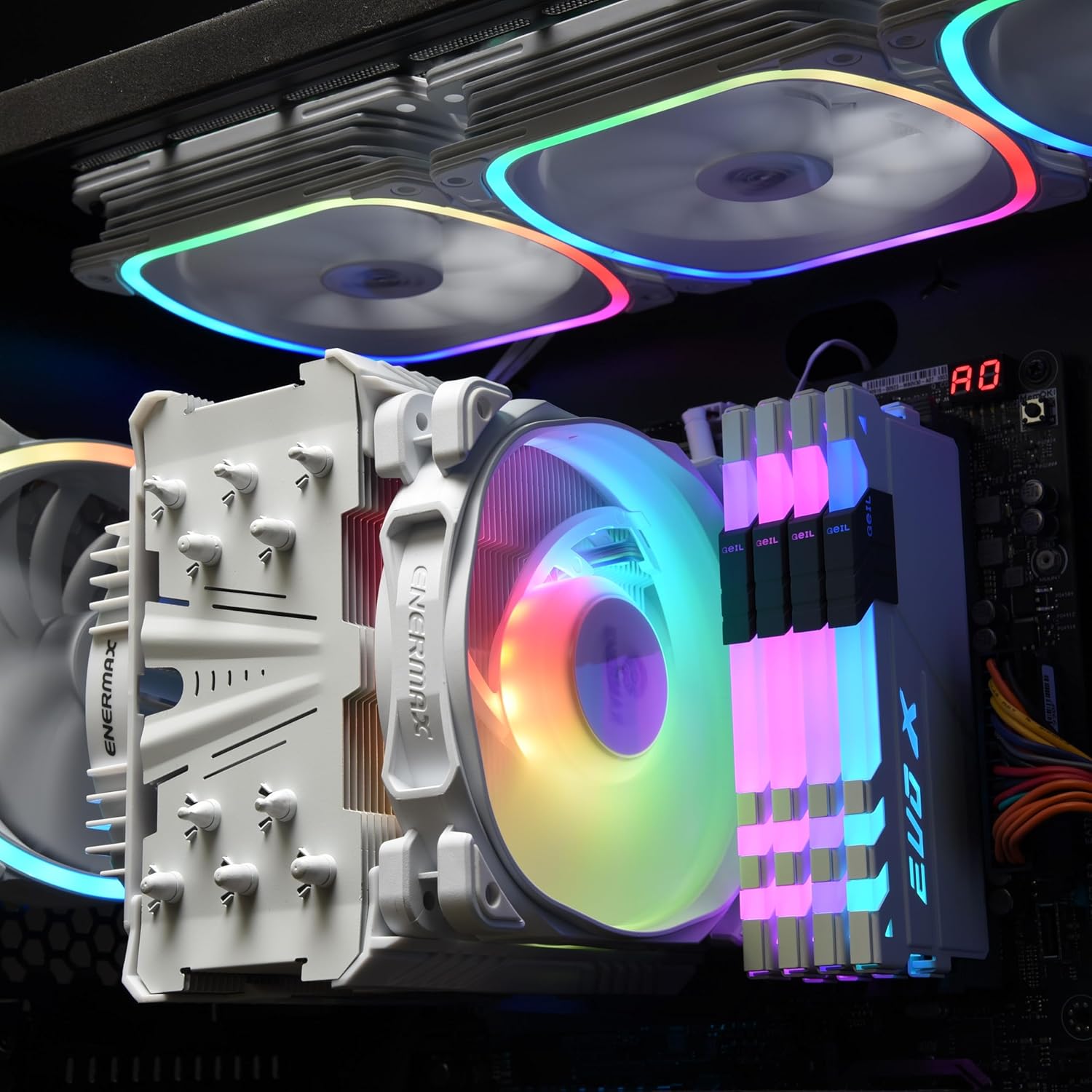 VENTILADOR CPU ENERMAX ETS-T50-AXE ARGB BLANCO - immagine 6