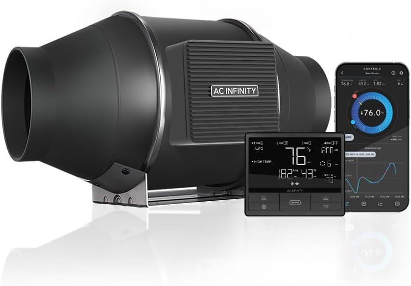 Ac Infinity CLOUDLINE T4 - Ventola di Scarico 4" Inline