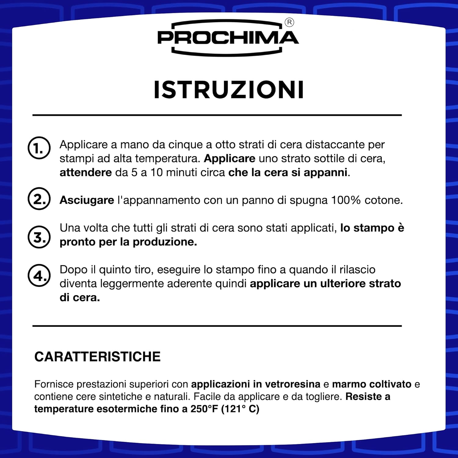 Prochima Cera Mirror - Pasta Americana Bianca 700gr - immagine 3