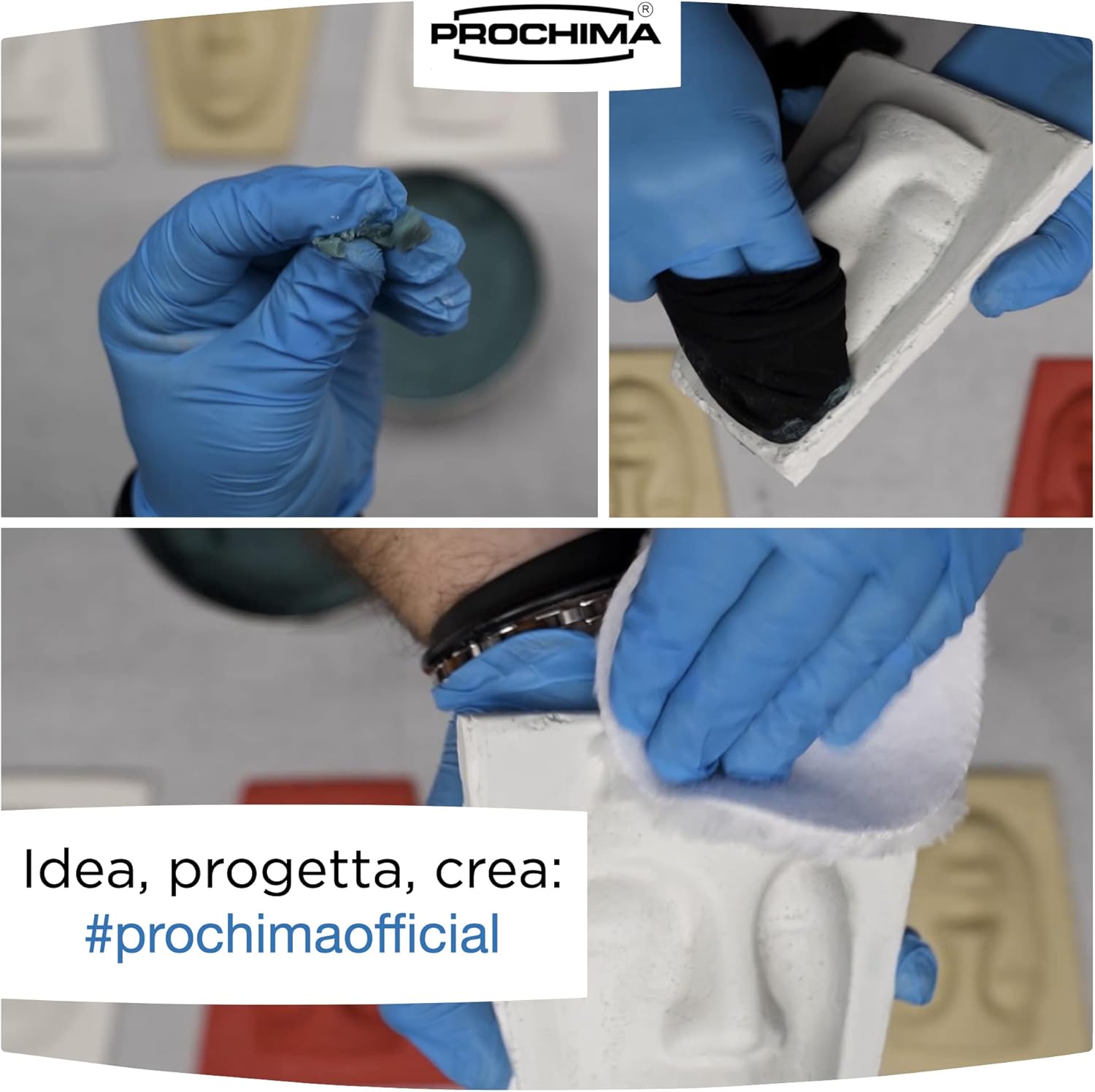 Prochima Cera Mirror - Pasta Americana Bianca 700gr - immagine 5