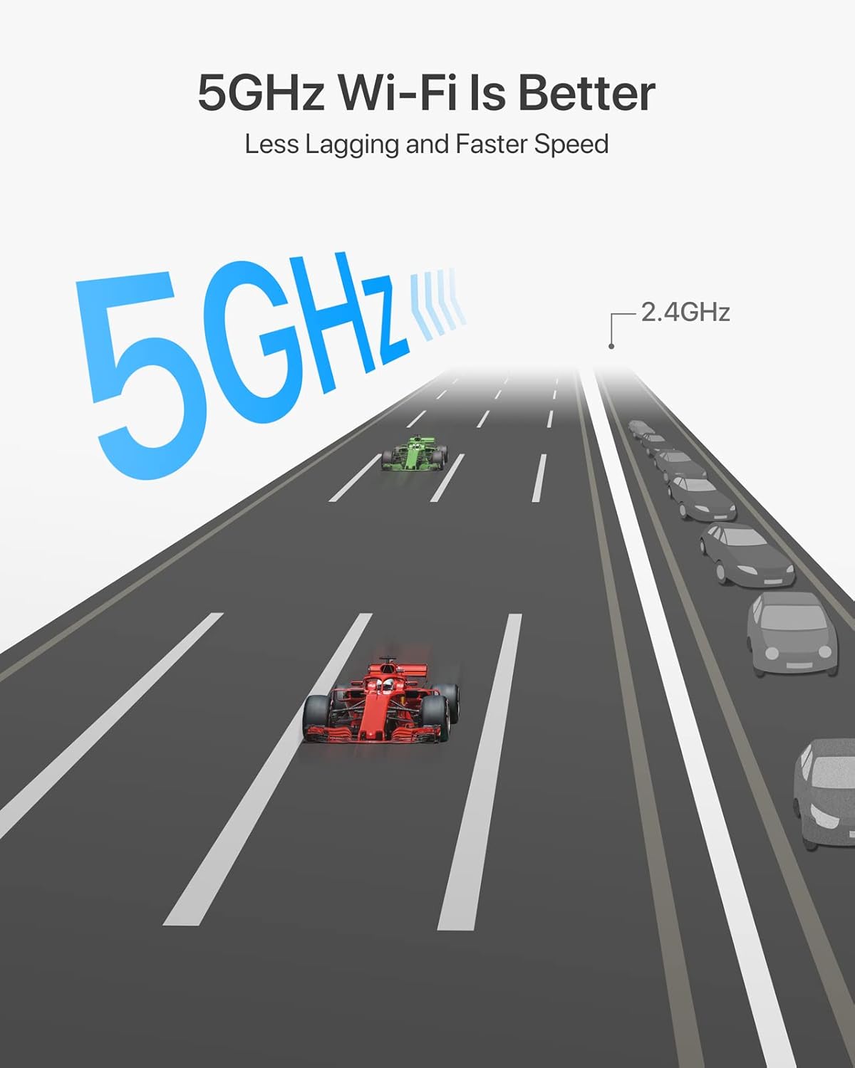 Brostrend Chiavetta WiFi USB AC650 per PC - immagine 2