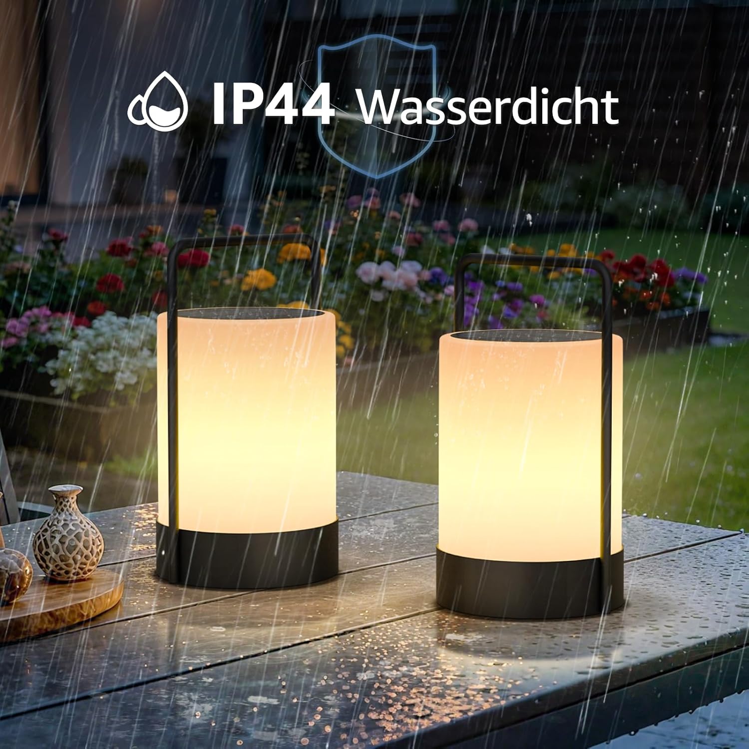 Malux 2 Luci da Tavolo Solari Esterno IP44 - immagine 5