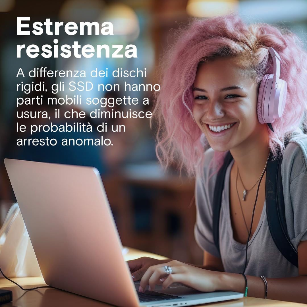 Crucial BX500 SATA SSD 480GB Interno 2,5" - immagine 2