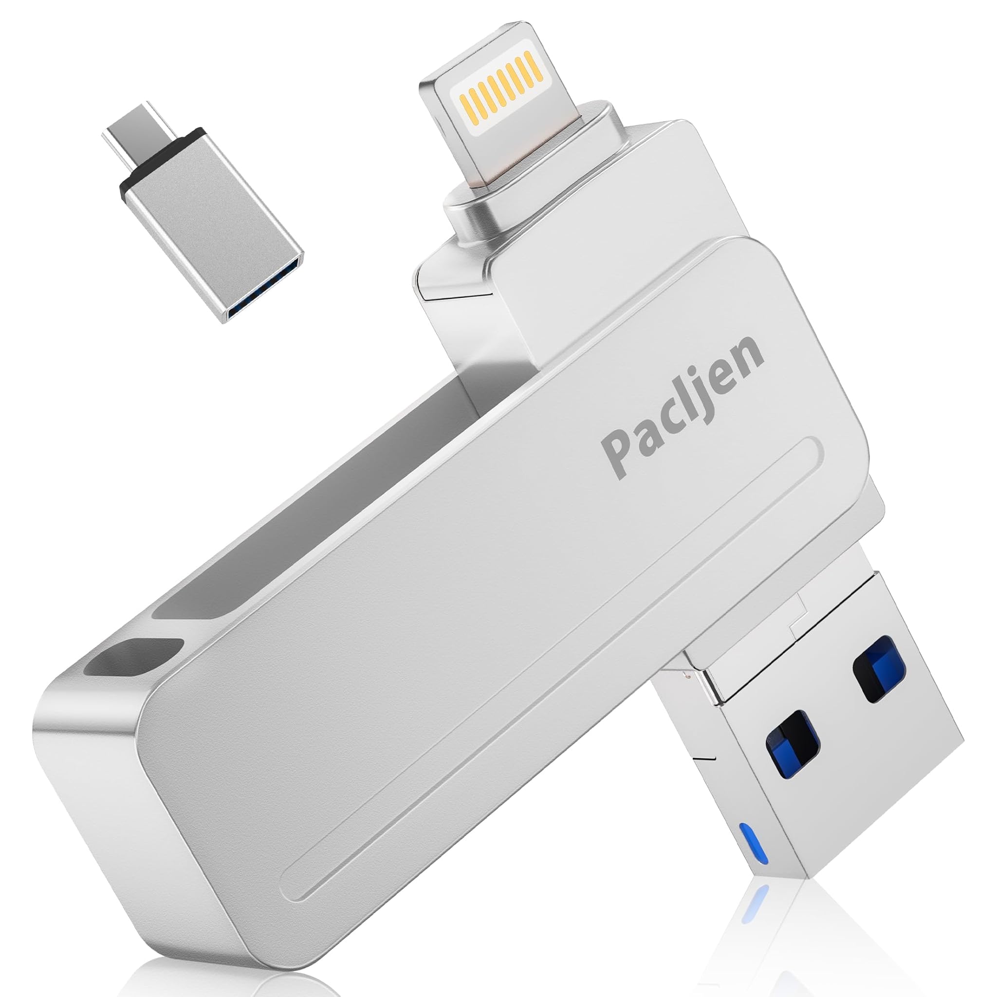 Pacljen Chiavetta USB per iPhone 512GB, Argento