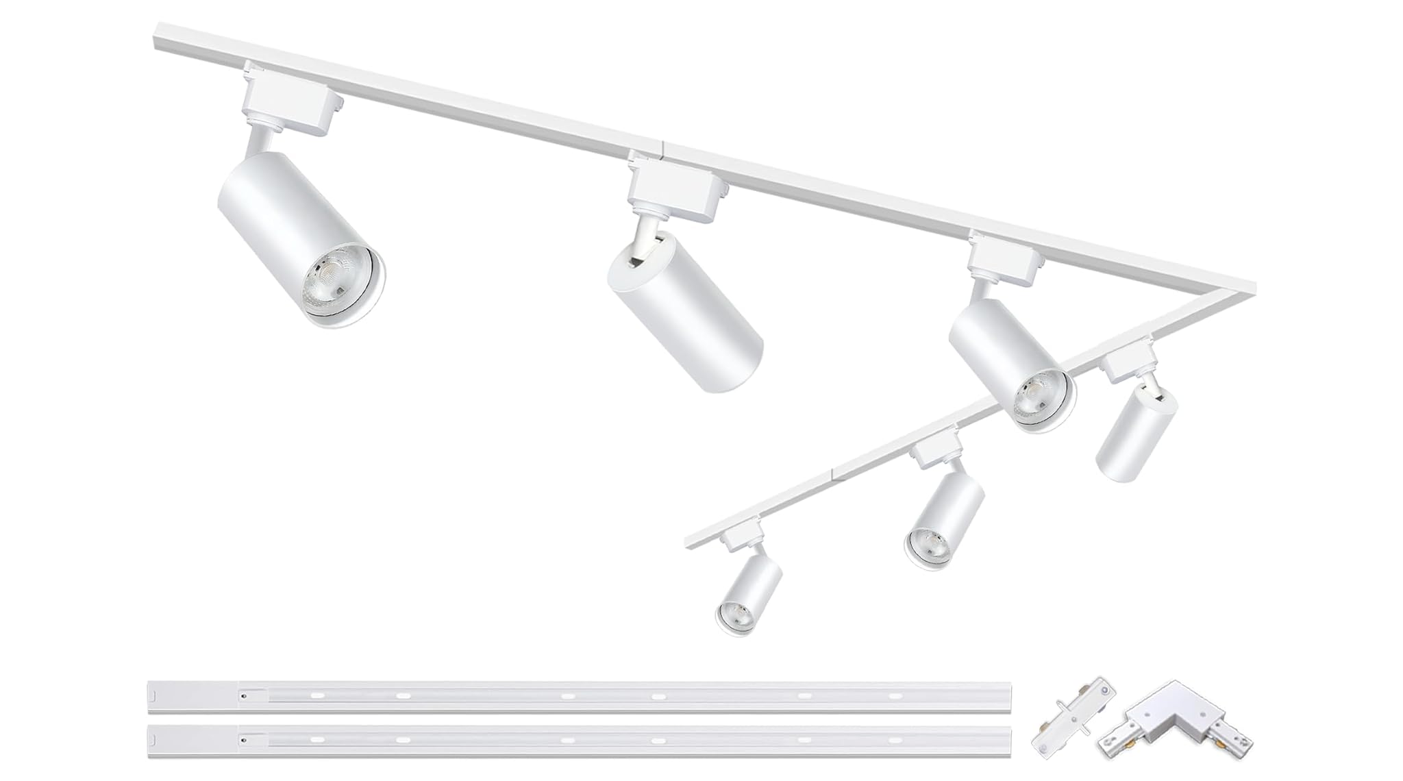 Bravsekai Kit Luci a Binario Teste, 6 Faretti 20W