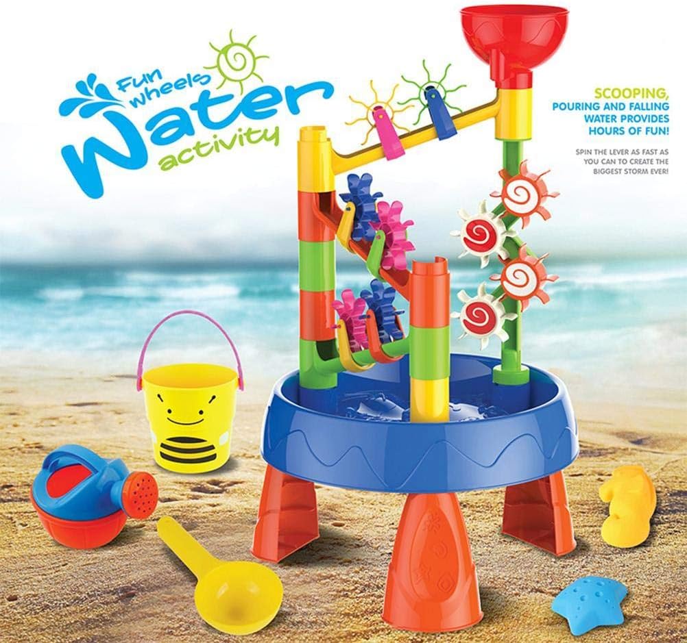 Set Tavolo da Gioco Estivo Sabbia e Acqua 32 Pezzi - immagine 3