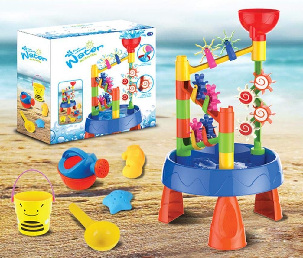 Set Tavolo da Gioco Estivo Sabbia e Acqua 32 Pezzi - immagine 4