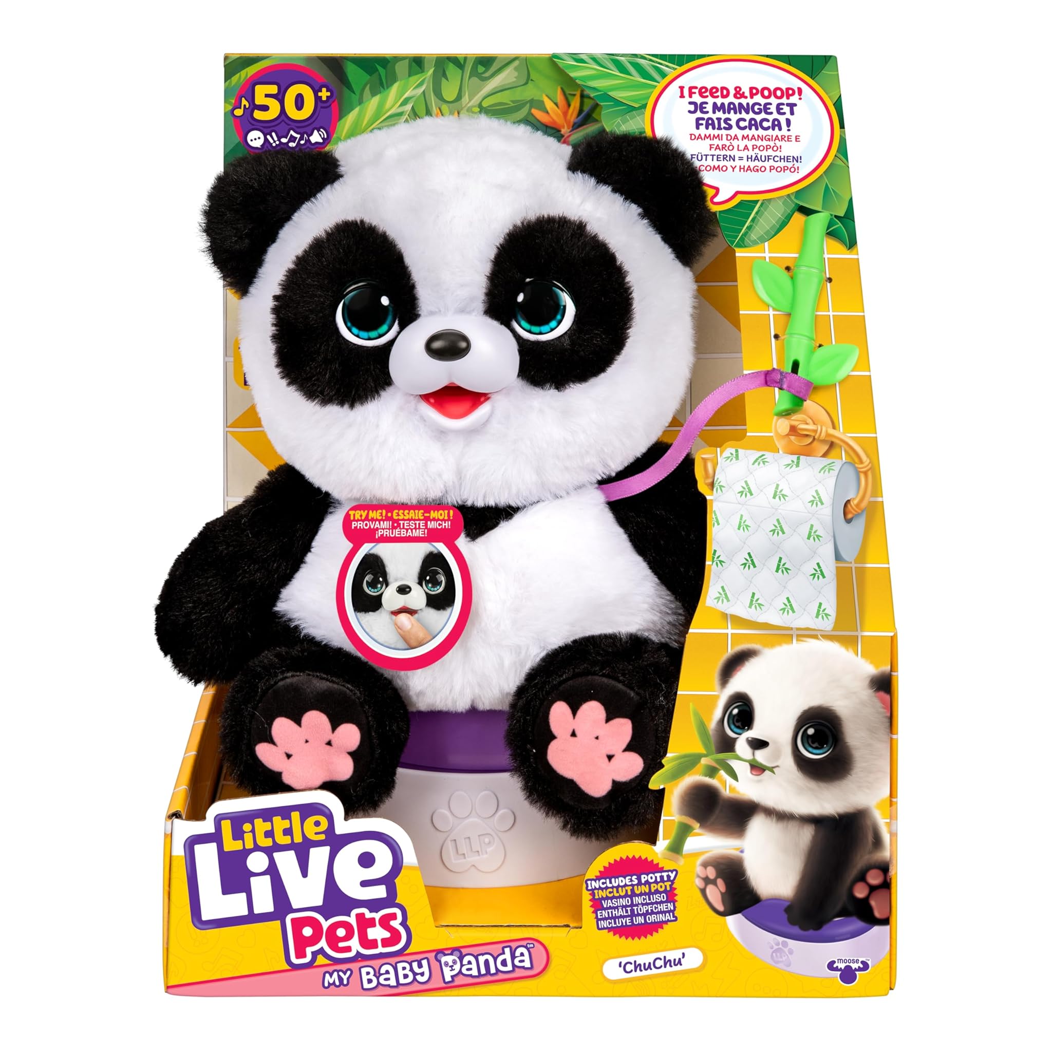Little Live Pets My Baby Panda ChuChu - Panda Interattivo