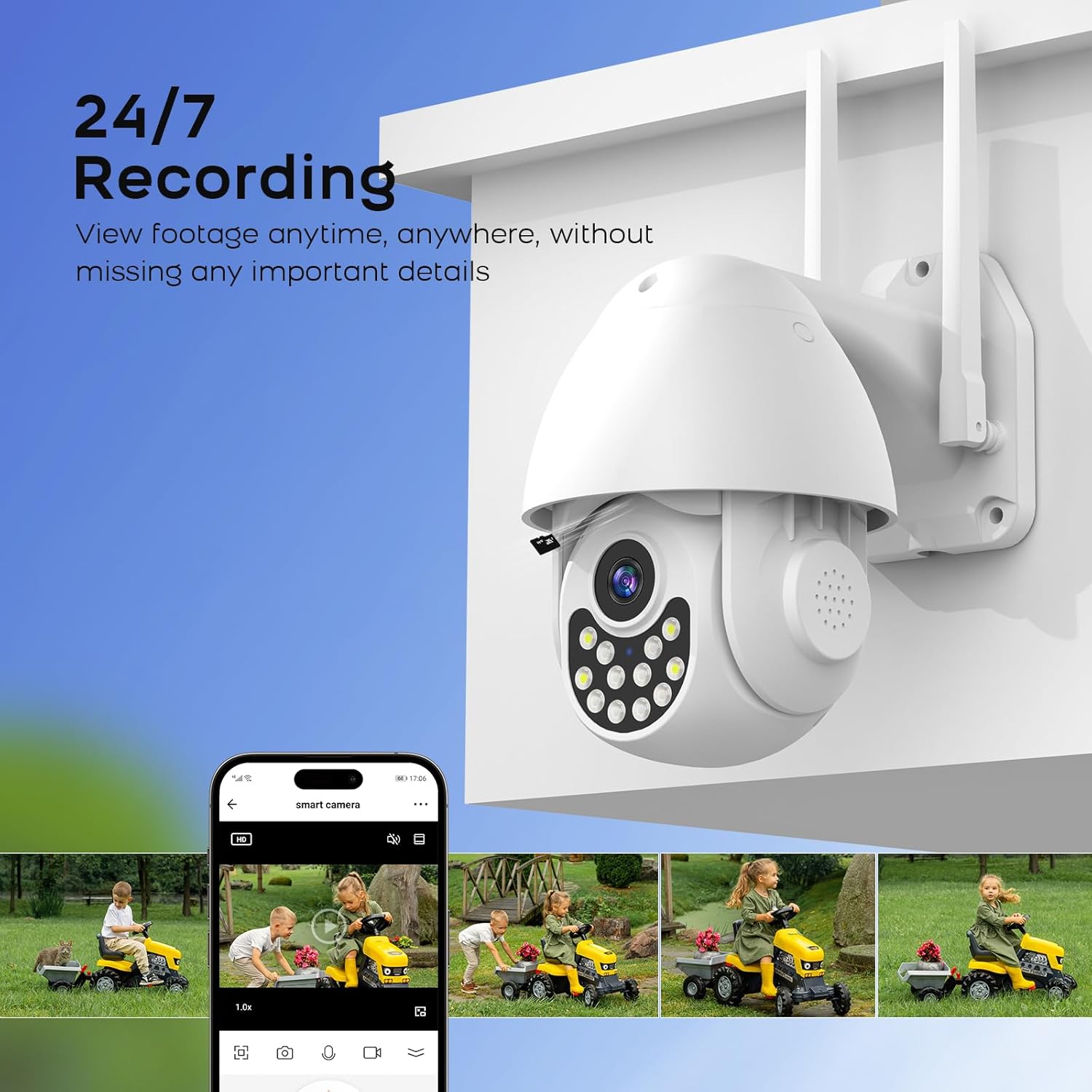 Lwohsi Telecamera di Sicurezza Wireless Esterni 2K - immagine 5