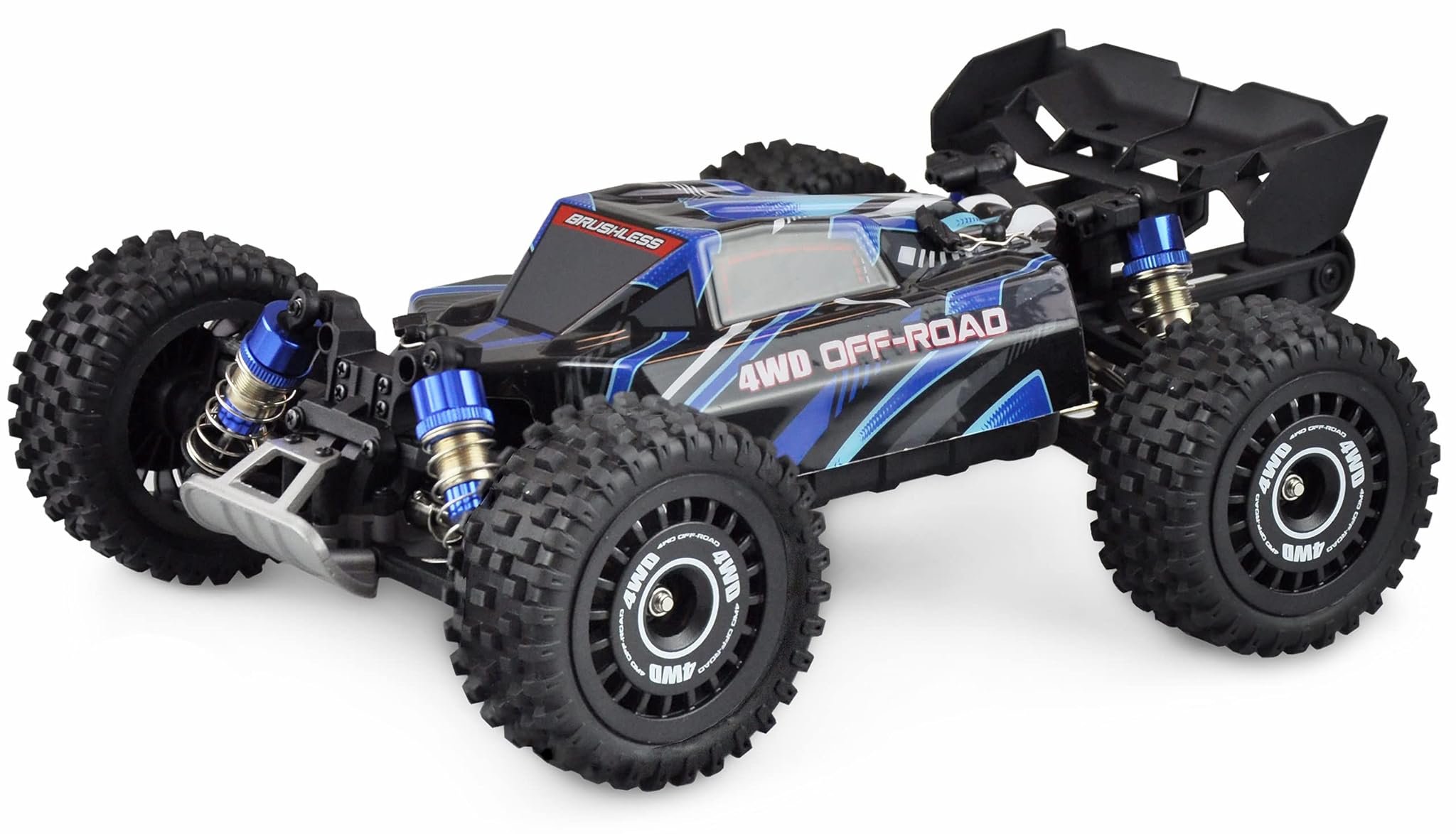 Amewi Hyper GO Buggy senza spazzole 62 km/h 3S 4WD 1:16 RTR blu RC telecomandati