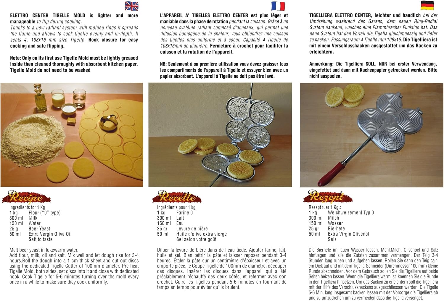 ELETTRO CENTER Art.382 Tigelliera, Alluminio, Argento - immagine 4