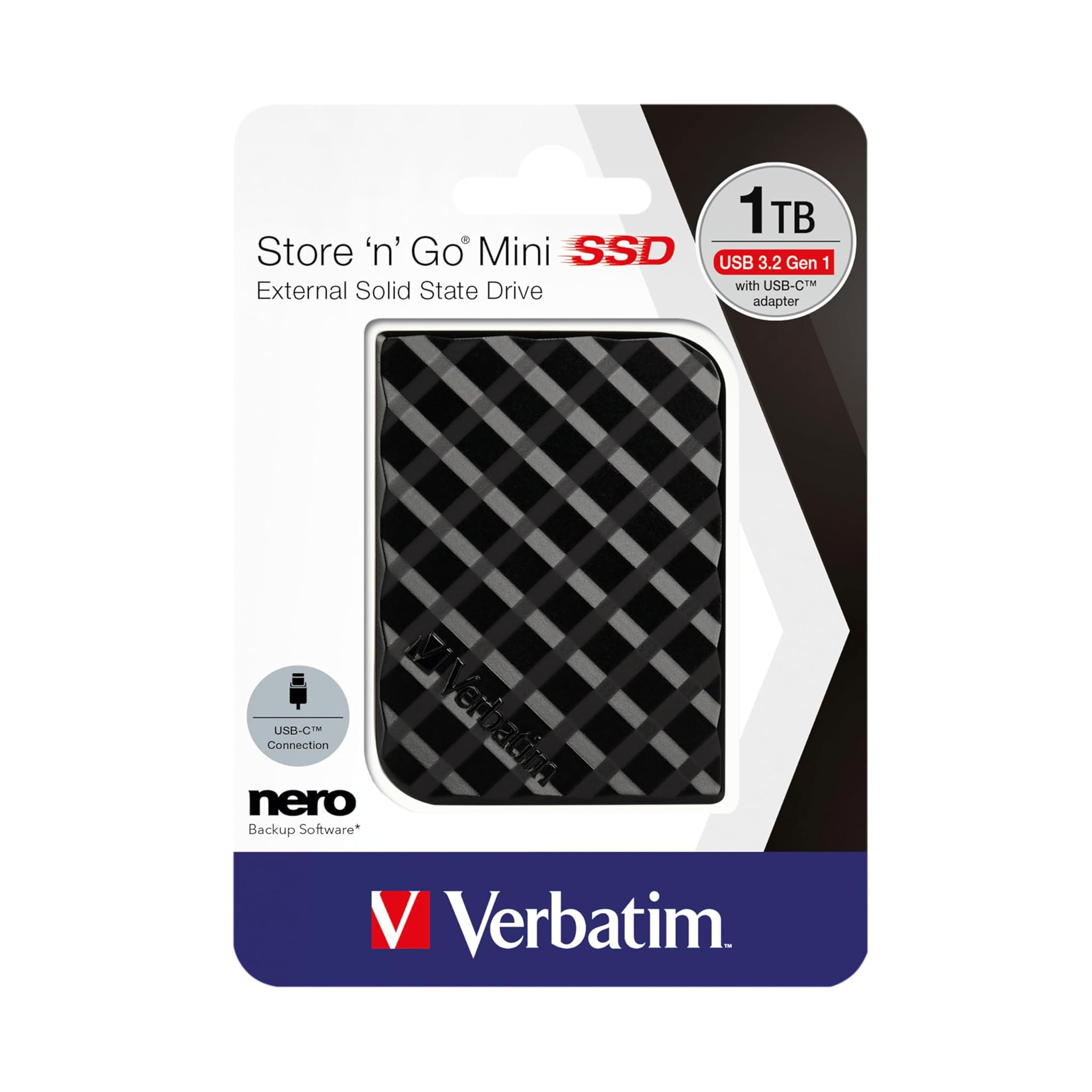 Verbatim SSD Store 'n' Go Mini 1 TB Nero