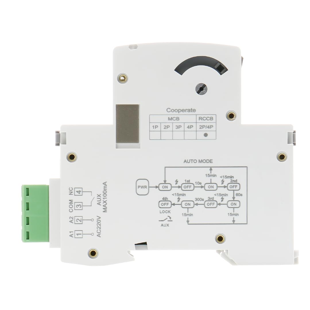 Differenziale Auto Riarmabile Trifase 4P 40A 30mA 6Ka - immagine 2
