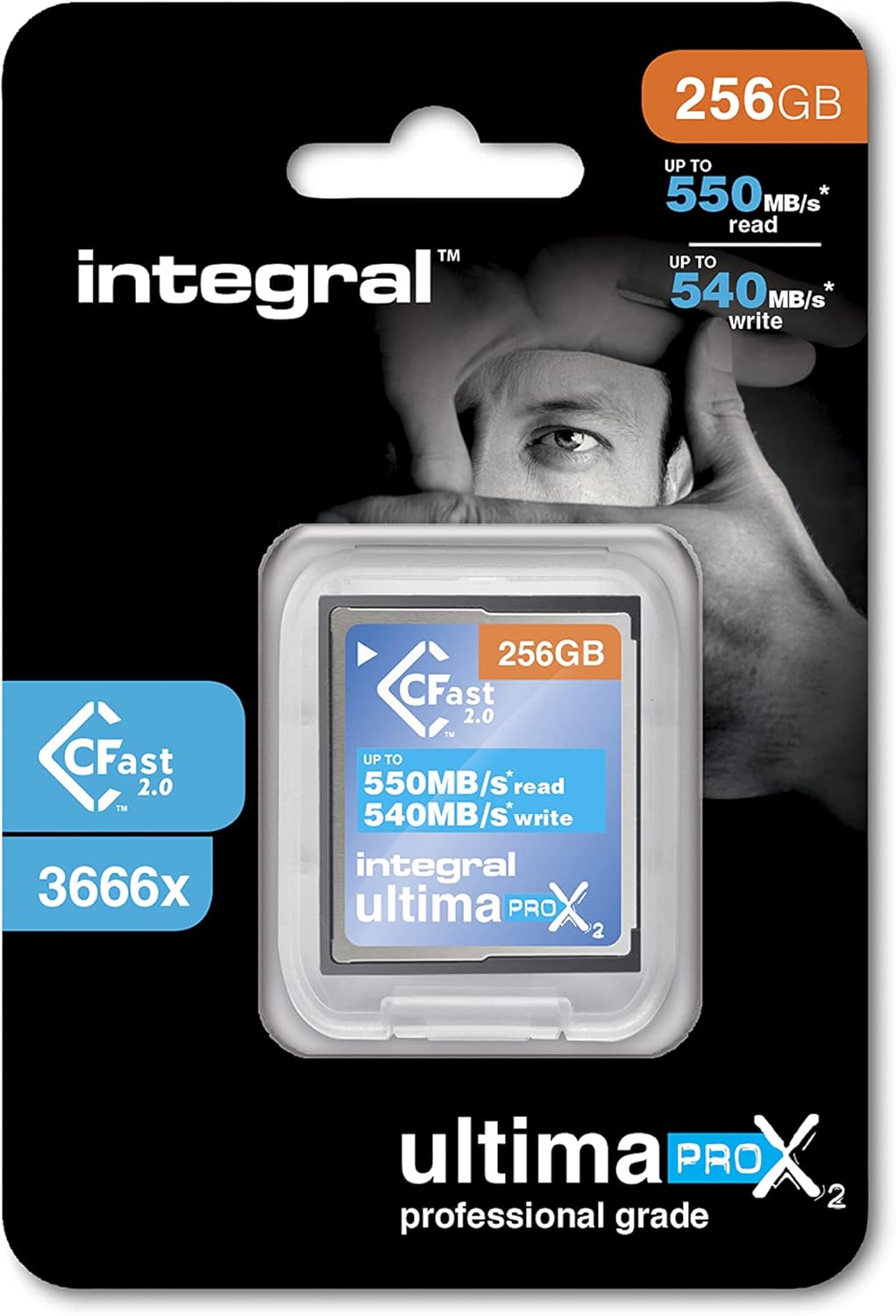 Integral CFast 2.0 Ultimapro - Scheda di Memoria 256 GB - immagine 1