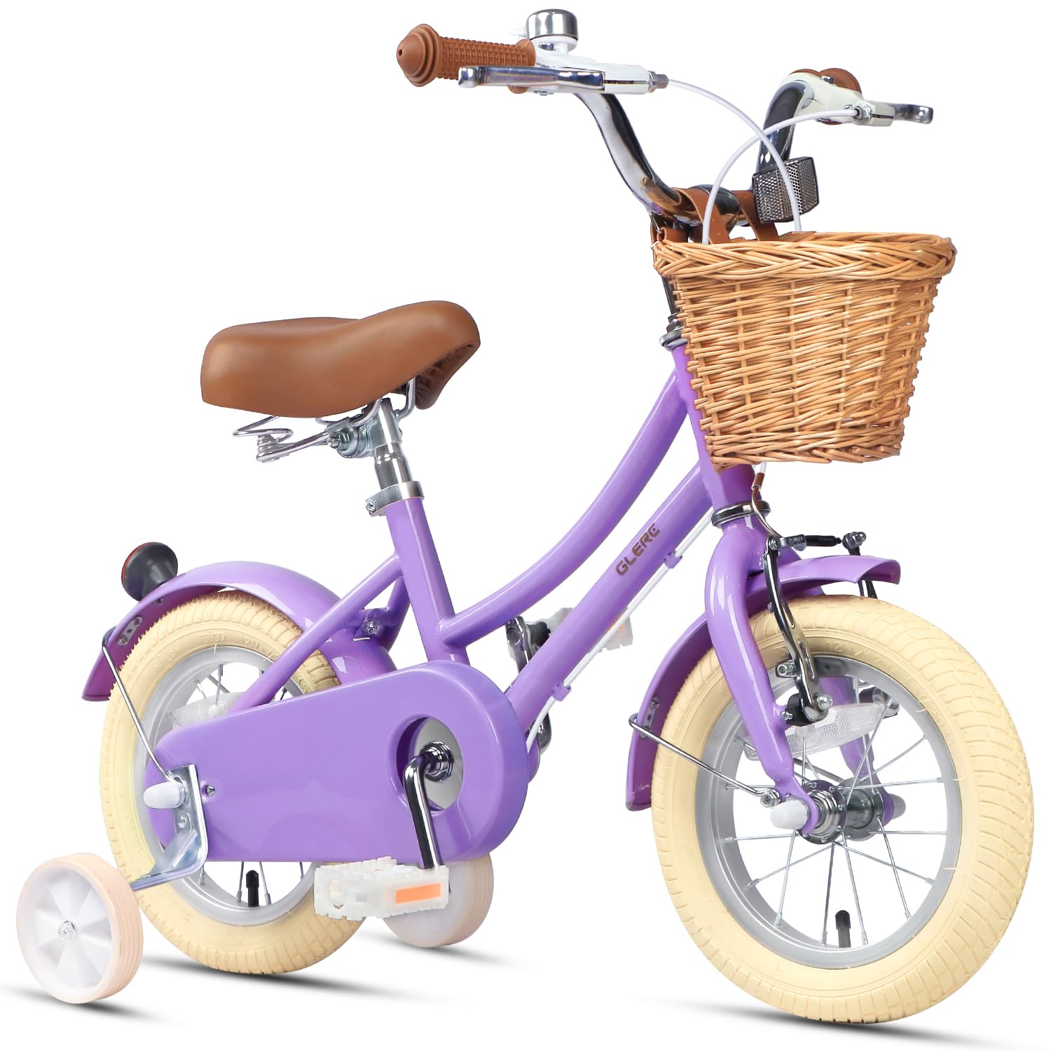 Glerc Bicicletta da Ragazza con Cestino