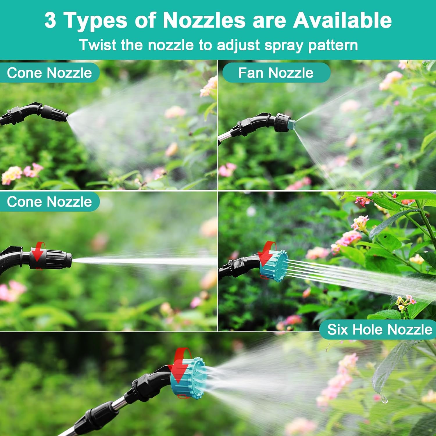 Tlgreen Pompa Irroratrice a Batteria 5L, 7.4V - immagine 2