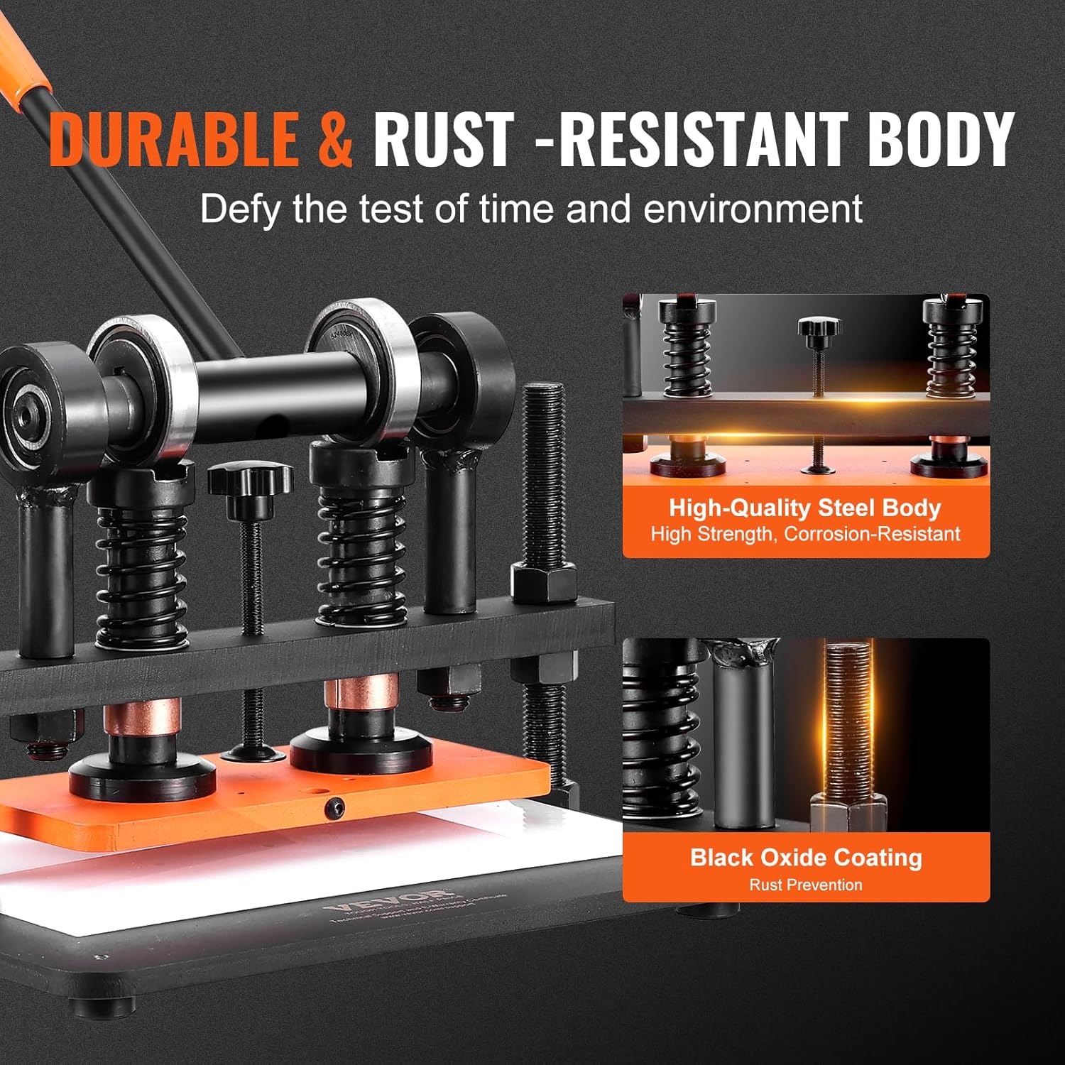 Vevor Macchina per Goffratura Pelle 260x120 mm 1,5 T - immagine 5