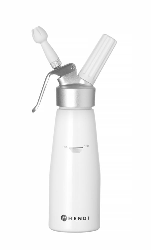 HENDI Sifone per Cucina 0,5L, Alluminio Bianco - immagine 1