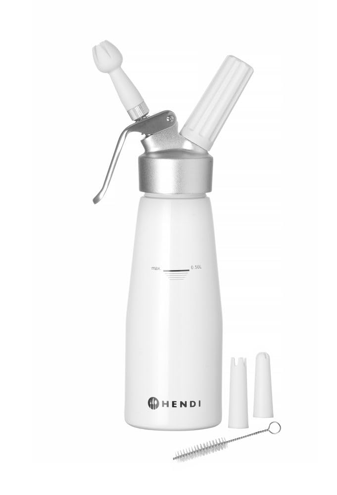 HENDI Sifone per Cucina 0,5L, Alluminio Bianco - immagine 2