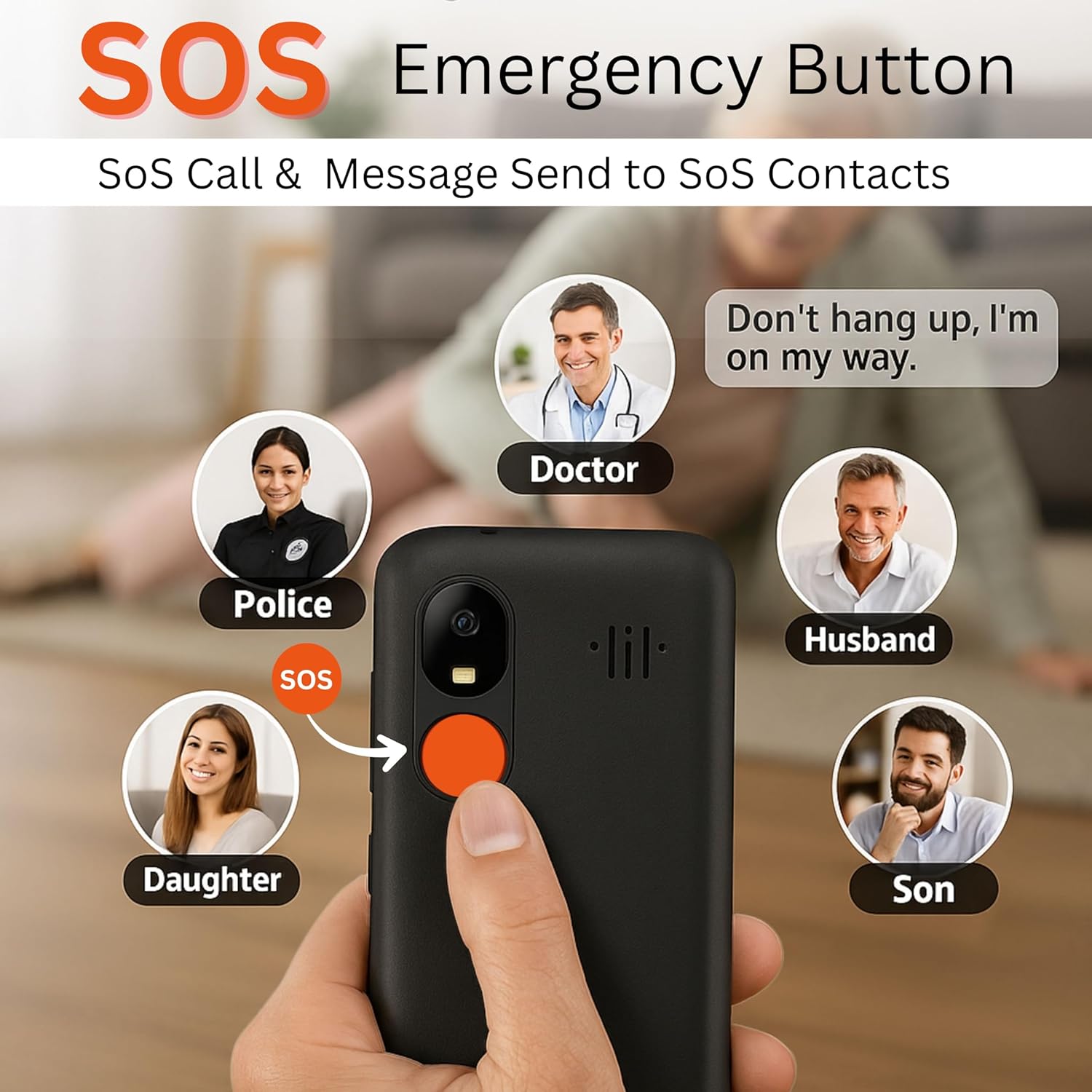 Mobitel 1010 4G - Telefono Cellulare per Anziani Dual SIM - immagine 8