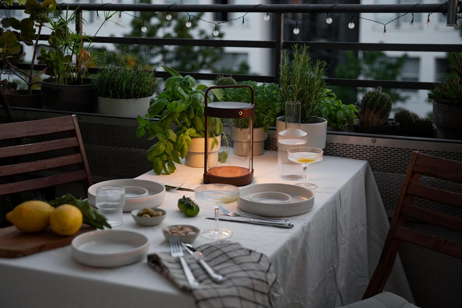 Luuk Studio S1001-13 Lanterna LED Interni/Esterni, Marrone - immagine 2