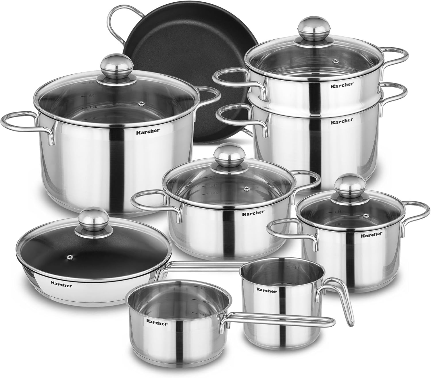 Karcher 113577 Set di Pentole Jette 14 Pezzi - immagine 1