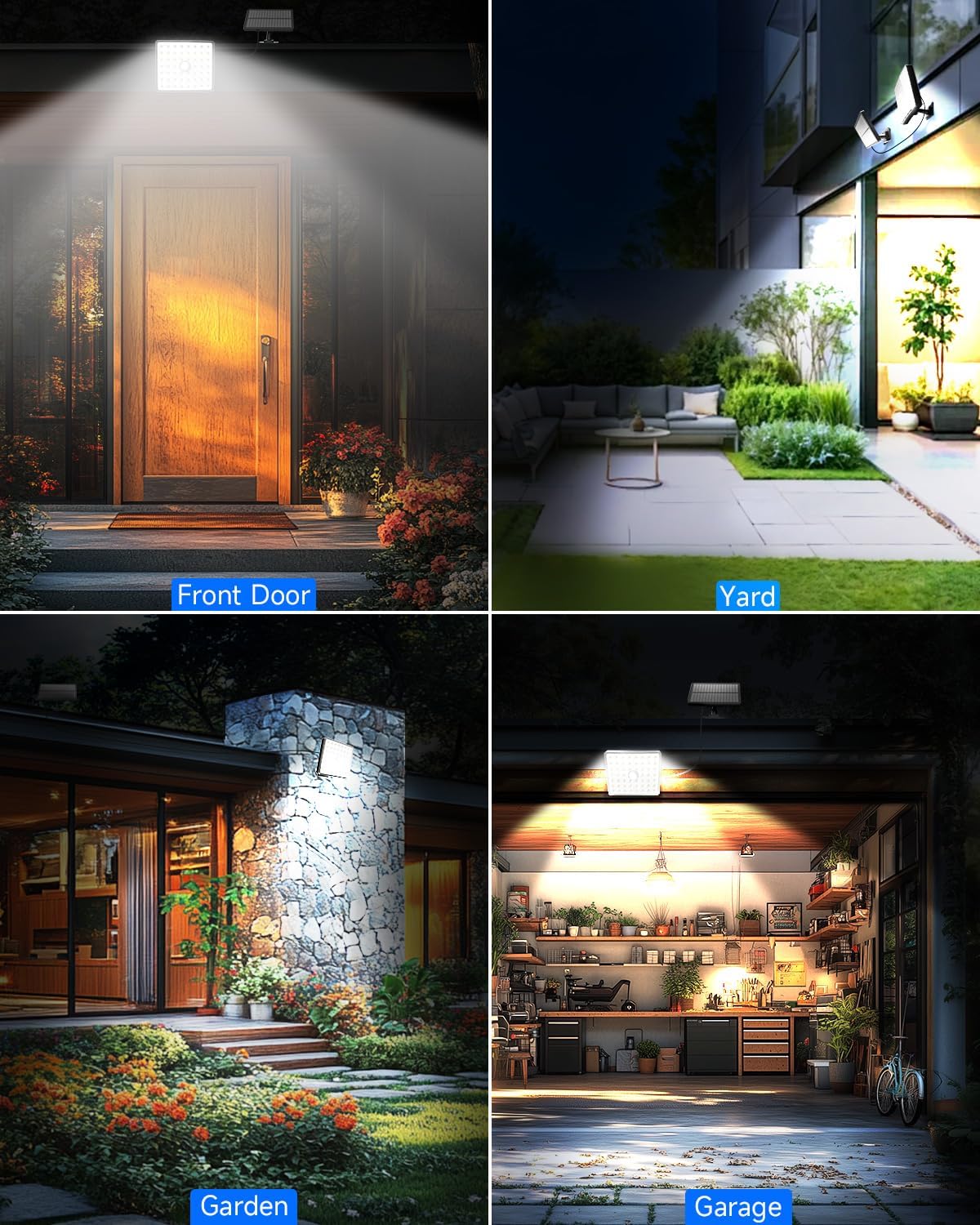 Moman Faretti Solari a LED da Esterno - 2 Pezzi - immagine 6