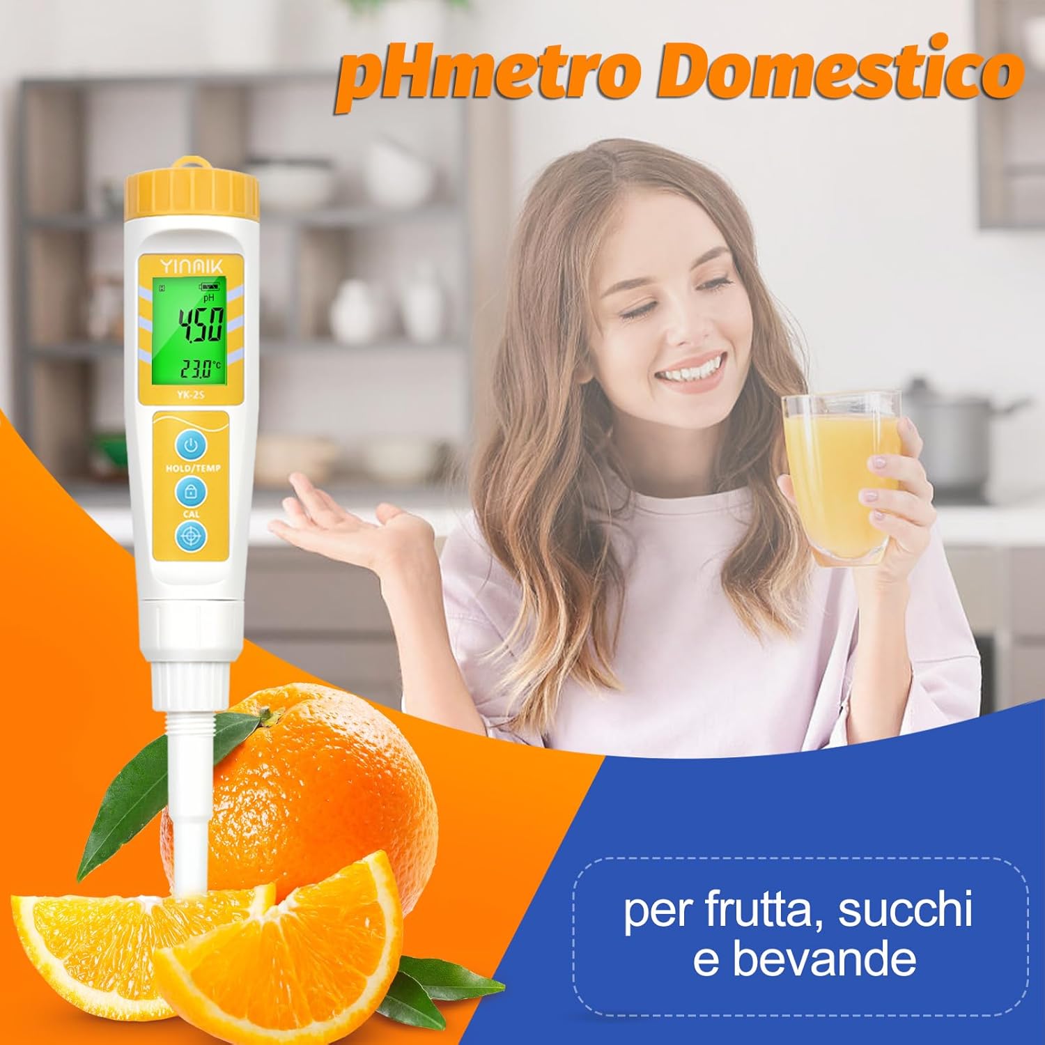 Misuratore pH Impermeabile per Alimenti - immagine 6