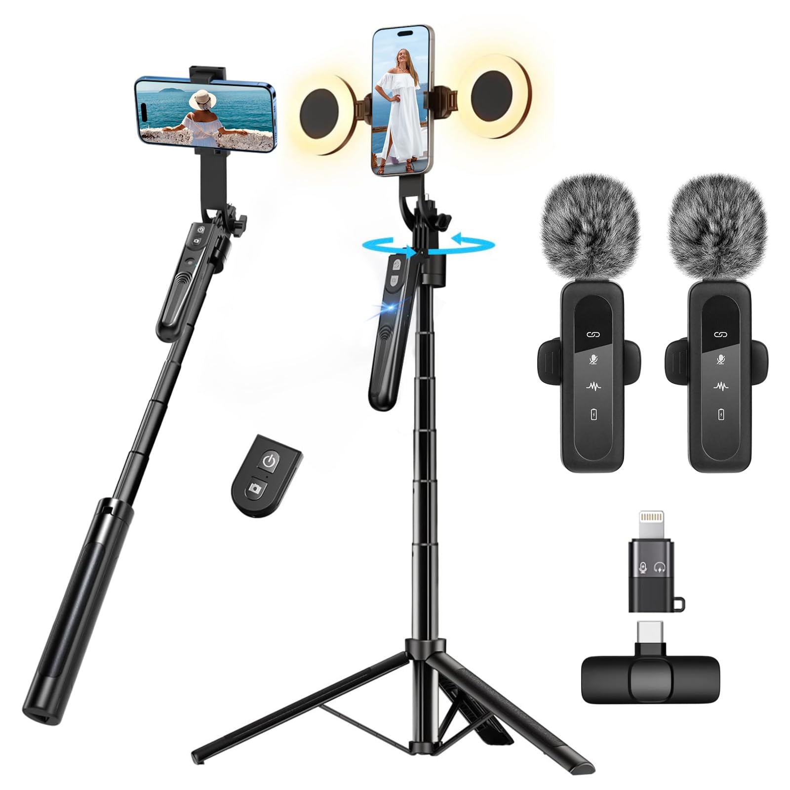 Kit Vlogging per YouTube Content Creator con Treppiede