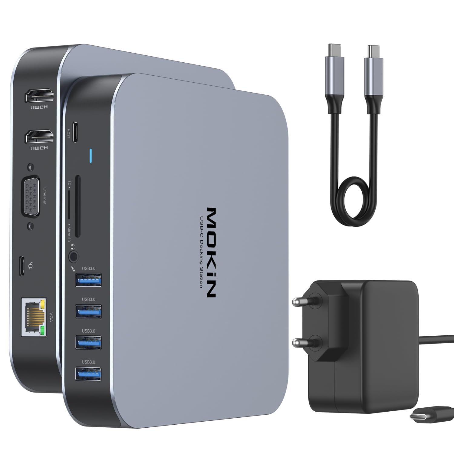 Mokin Docking Station USB-C 13 in 1 per MacBook