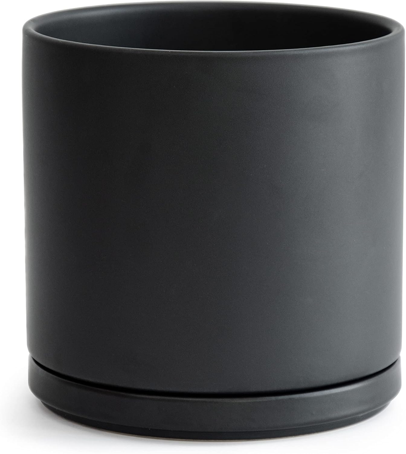 D'vine Dev Vaso in Ceramica per Piante 20,3cm, Nero